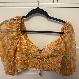 Floral women’s blouse